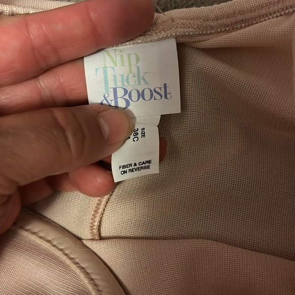 NIP TUCK & BOOST Multi-Way Full Slip Slimming Shapewear Underwire 38C NWT - Picture 5 of 13